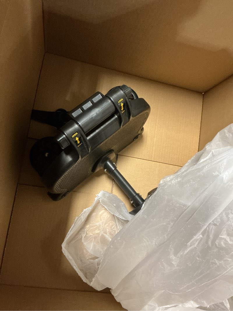 Condition photo showing As Is for Universal Stroller Board Buggy Board with Detachable Seat, Stroller Glider Board Suitable for Most Brands of Strollers, Stroller Standing Board, Holds Children Up to 55lbs (Black)