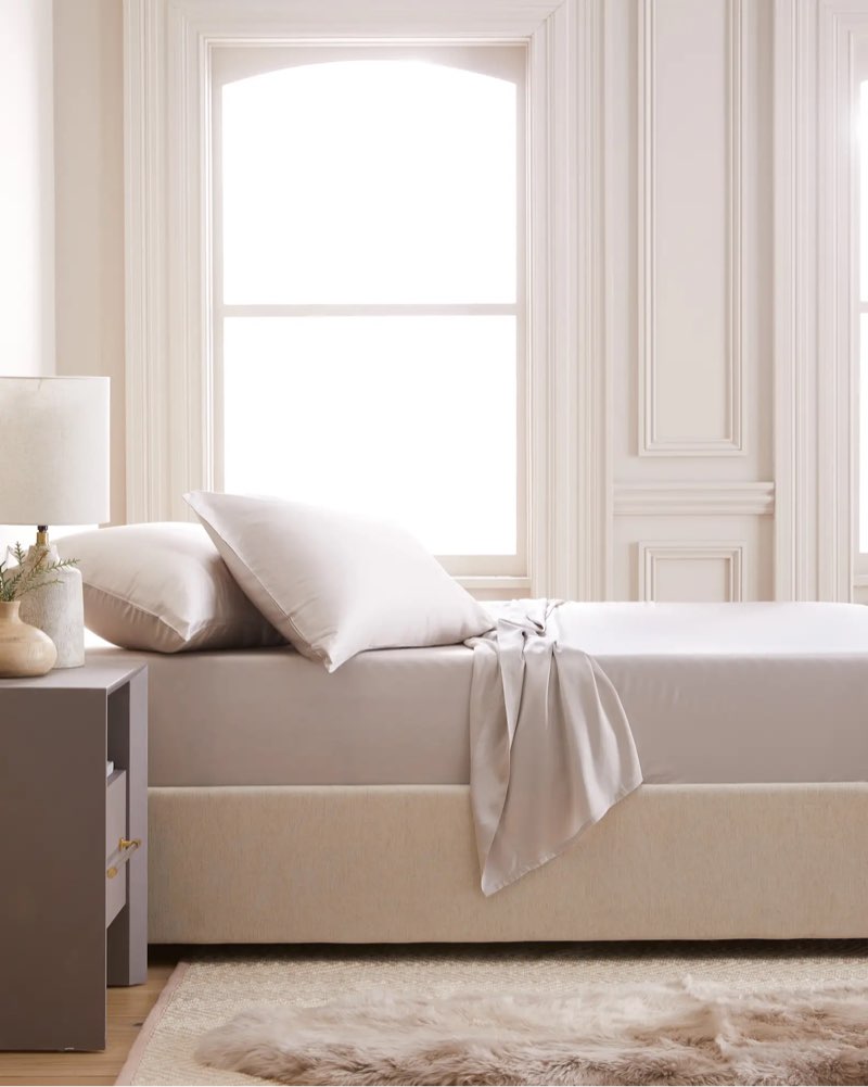 Quince Bamboo Sheet Set 4 piece full/Sand.