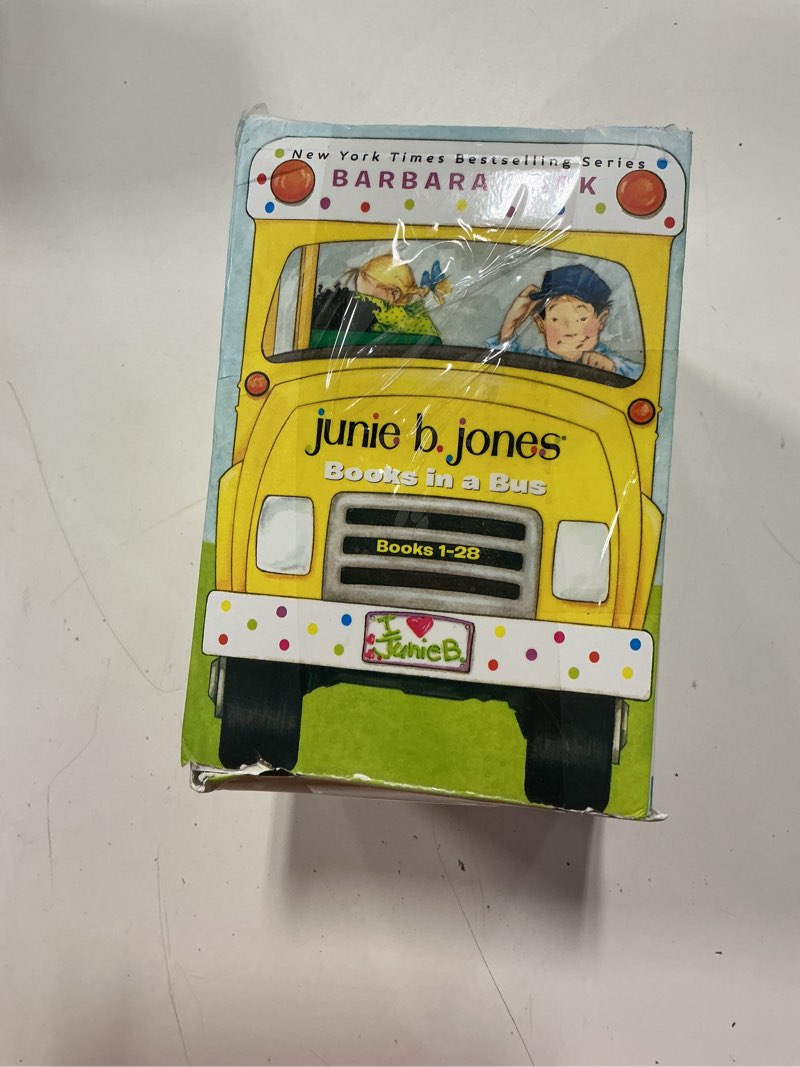 Condition photo showing Good Condition for junie b. jones 1-28 collection series paperback boxed set junie b jones 28 with box