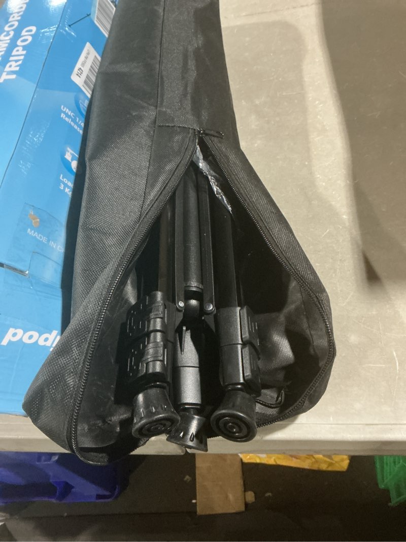 Condition photo showing Good Condition for dreamoon 66.2" hunting rifle tripod with v yoke shooting rest, aluminum frame with bubble level & camera mount, adjustable legs for outdoor shooting, target practice, field use