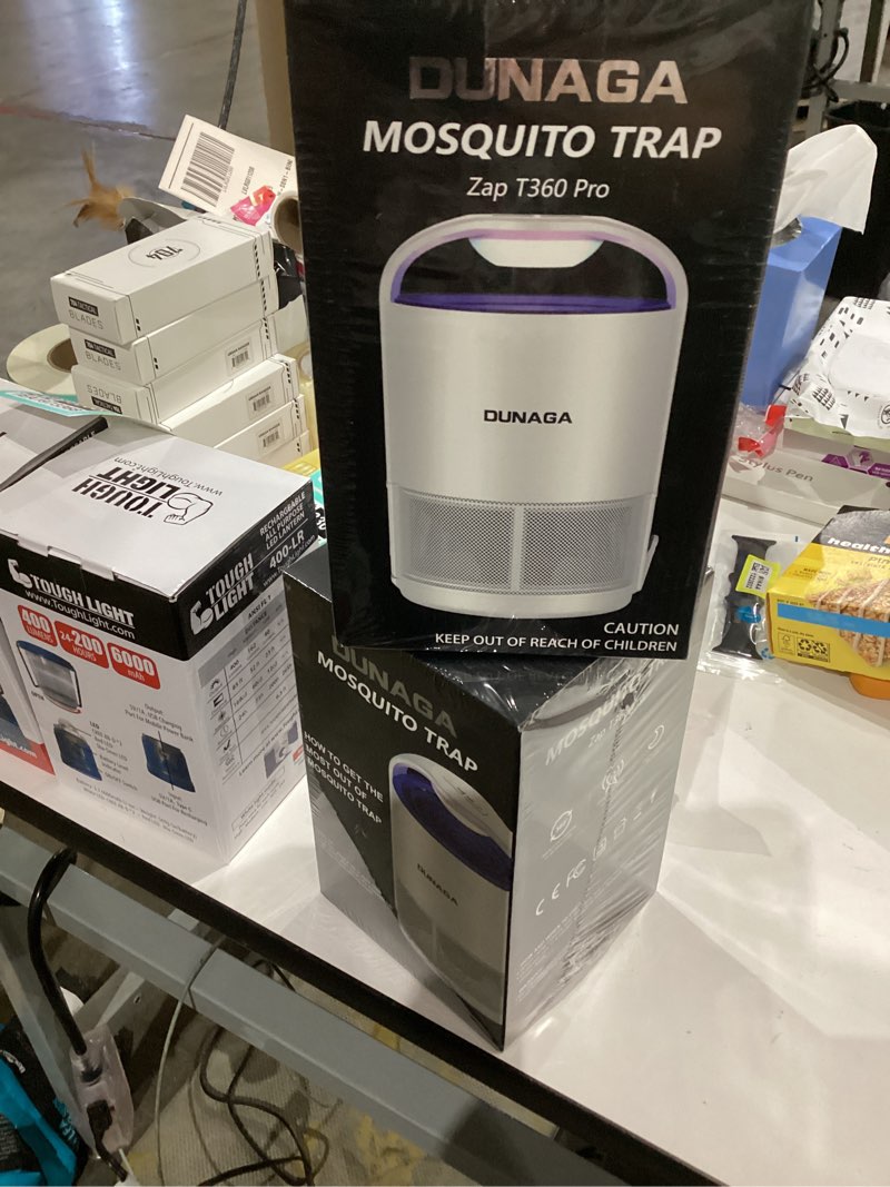 Condition photo showing New/Like New for Fly Traps, Fruit Fly Traps, Gnat Traps, Bug Zapper Indoor, Insect Traps Indoor with 10 Sticky Glue Boards, Black