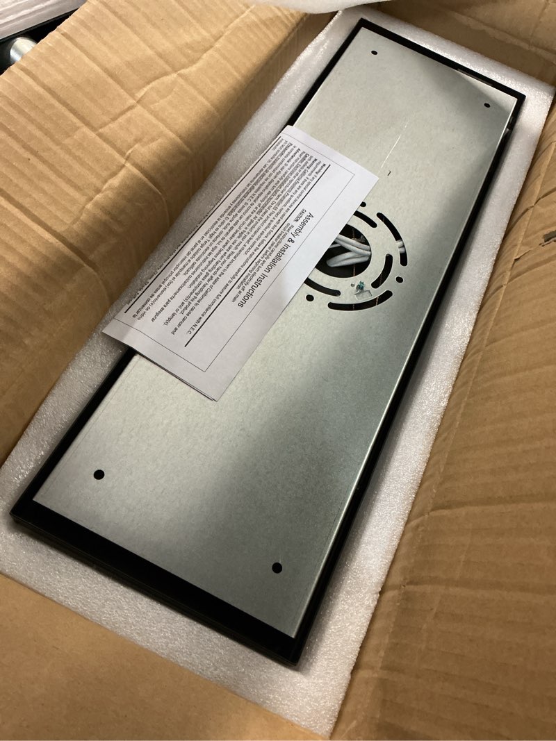 Condition photo showing Good Condition for zeyu 19'' indoor large wall sconce, 30w dimmable led sconce wall light for bedroom, 5 color temperatures adjustable, black finish with clear glass shade, zth100bm-led bk black large