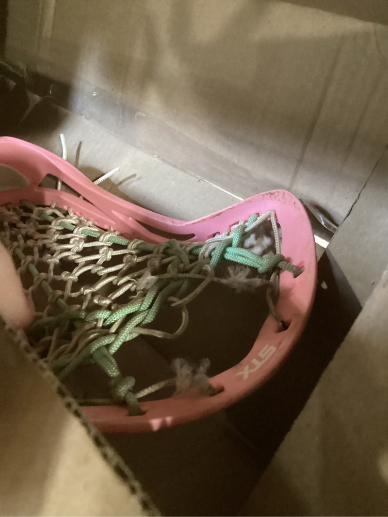 Condition photo showing As Is for stx lacrosse girls crux jr. complete stick pink