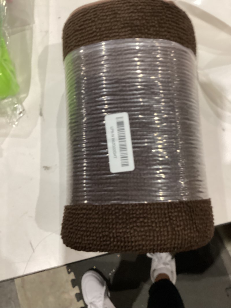 Condition photo showing Good Condition for olanly thick memory foam bath mat rug 36x24, extra soft absorbent bathroom rug, quick dry bath mats, non-slip, machine washable carpet for bathroom, tub and shower, home decor accessories, brown brown rectangular 36" x 24"