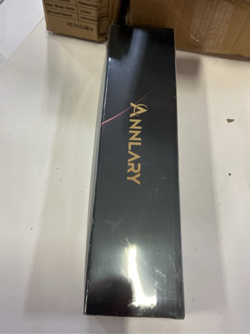 Condition photo showing New/Like New for annlary hair straightener 1 inch flat iron and curler 2 in 1 titanium ceramic ionic dual voltage straightener with heat-resistant silicone, for less frizz, shinier & smoother 1 inch black/rose gold