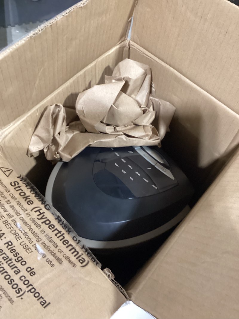 Lasko Tower Space Heater Indoor, Compact Electric Heaters for Indoor Use, Small Space Heater with Re