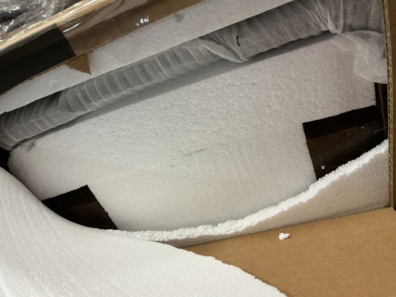 Condition photo showing New/Like New for Huuger Entryway Console Table with Charging Station, USB-C Port, 47.2 Inch Sofa Table with Metal Legs, Entry Hallway Table with Thicker Desktop, Modern Behind Couch Table, Rustic Brown 12.5"D×47.2"W×31.5"H Rustic Brown