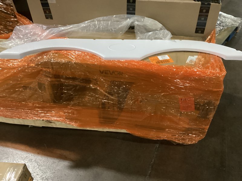 Condition photo showing item condition for ecotric rv fender skirt replacement tandem trailer for rvs campers and trailers - white