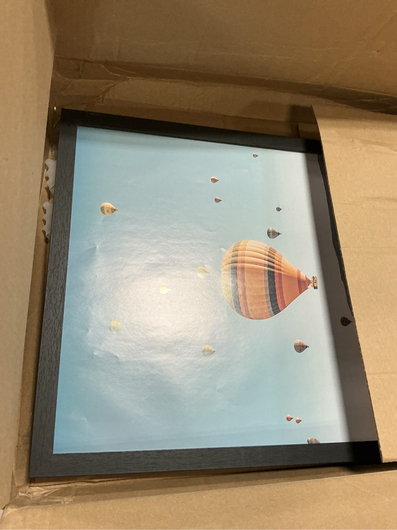 Condition photo showing As Is for JCJMY 15x20 Picture Frame - Black, Horizontal & Vertical Formats for Wall Hanging, 15 x 20 Gallery F