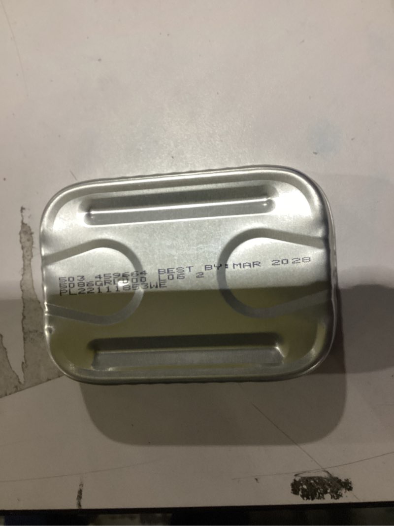 Condition photo showing New/Like New for Beach Cliff Sardines in Water  3.75 oz Can  Shelf Stable Canned Wild Caught Sardine  High in Protein