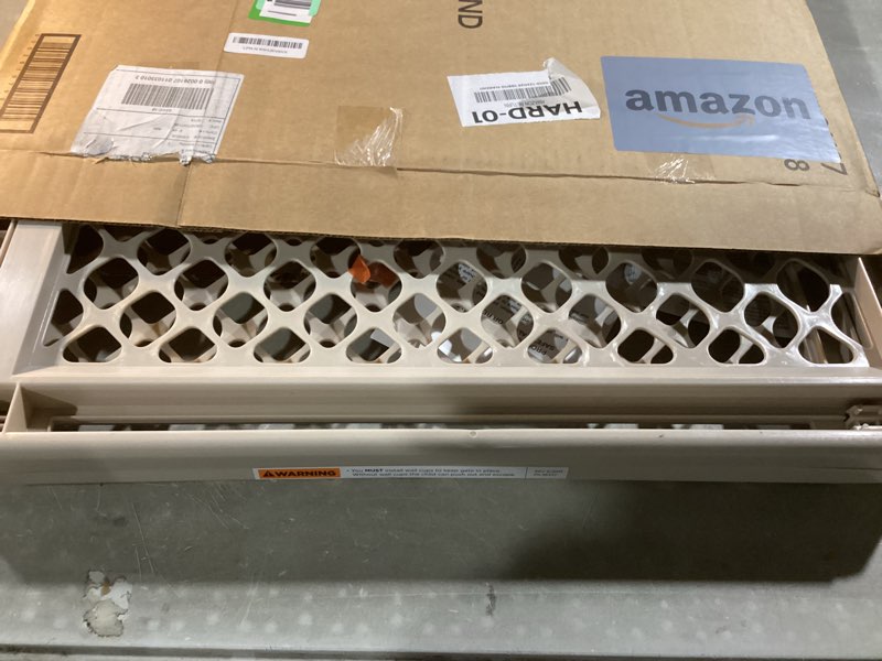 Condition photo showing Good Condition for Toddleroo by North States - Supergate Ergo Baby Gate: Plastic Baby Gate for Stairs & Doorways - Adjustable Indoor Safety Gate - Made in USA - 26 to 42 Inches Wide - 26 Inches Tall - Sand