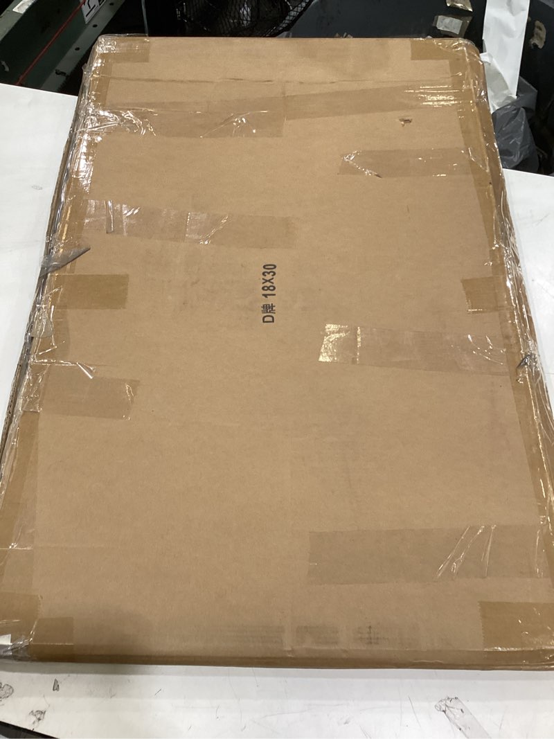 Condition photo showing Good Condition for yaetm minimalist 20x30 frame - brown walnut, solid wood 20x30 poster frame for picture & art print, lightweight, horizontal and vertical wall hanging, gallery wall frames (single, walnut) 20x30 - 1 pack walnut