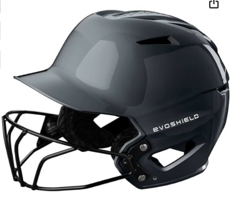 EvoShield XVT™ 2.0 Batting Helmets with Facemask Size S Grey
