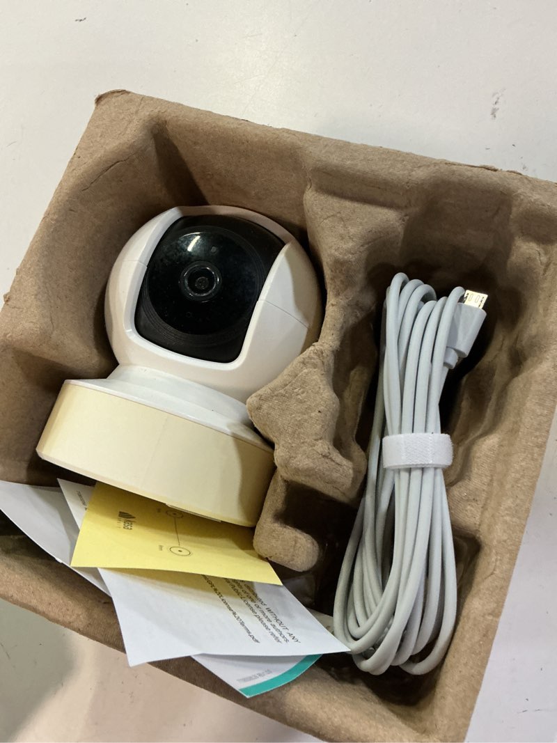 Condition photo showing Good Condition for kasa 2k+ indoor pan/tilt wired security camera - works as a baby monitor & pet camera, motion detection & tracking, 2-way audio, night vision, subscription-free local storage or optional cloud, kc410s