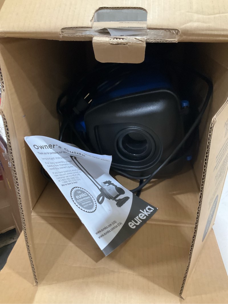 Condition photo showing As Is for Eureka Bagged Canister Vacuum Cleaner, 3670H w/ 2bags, 3670h-blue Blue 3670H with 2 bags