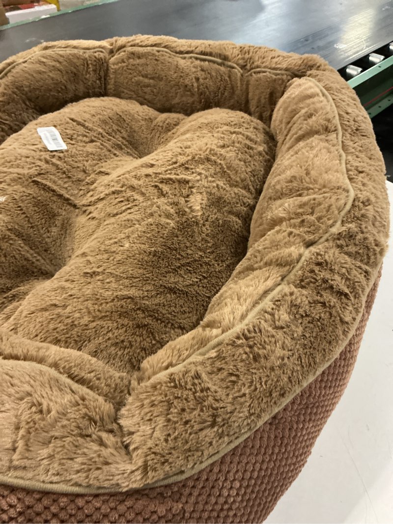 Condition photo showing Good Condition for INVENHO Large Dog Beds Large Sized, Washable Orthopedic Warming Soft Sleeping Durable with Anti-Slip Bottom L (35"x25"x9") Dark Brown