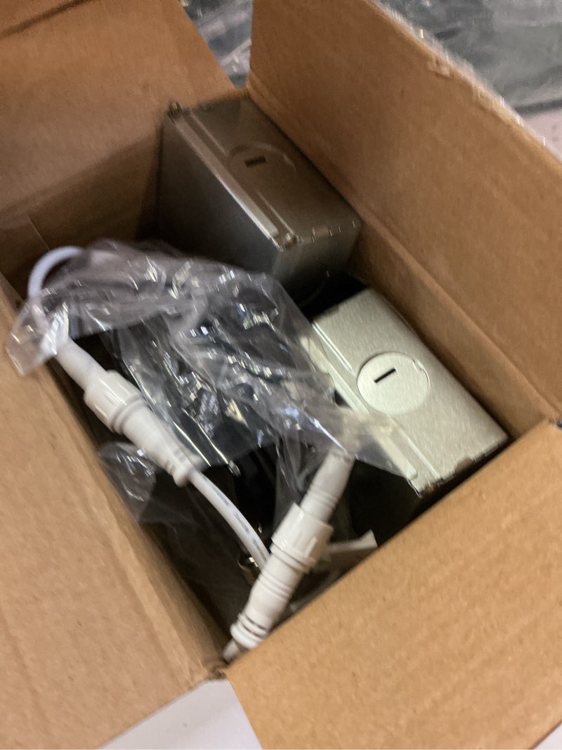 Condition photo showing Good Condition for 2 pack recessed lighting 4 inch with junction box, 5cct 4 inch black led recessed lights dimmable 2700k/3000k/4000k/5000k/6000k, 9w 700lm ultra thin recessed lighting - etl and energy star certified 2p-5cct 4inch