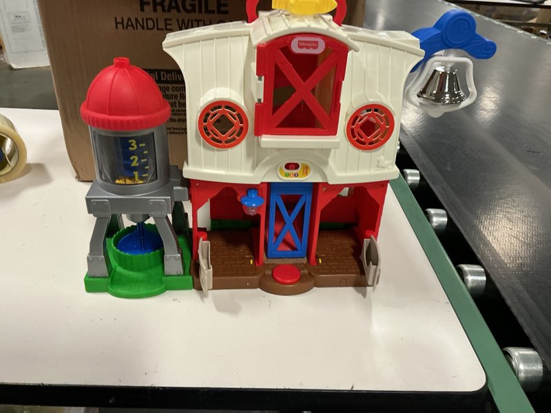 Condition photo showing Good Condition for Fisher-Price Little People Toddler Learning Toy Caring for Animals Farm Playset with Smart Stages for Pretend Play Kids Ages 1+ years