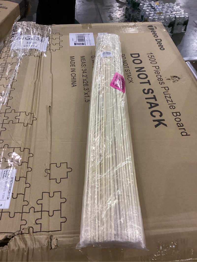 Condition photo showing New/Like New for 120 PCS Bamboo Marshmallow Roasting Sticks, SMores Skewers for Fire Pit, Extra Long 30 Inch Heavy Duty 5mm Thick Wooden SMores Sticks for Open Fire Pits Roaster Barbecue Hot Dog Camping Kebab Sausage