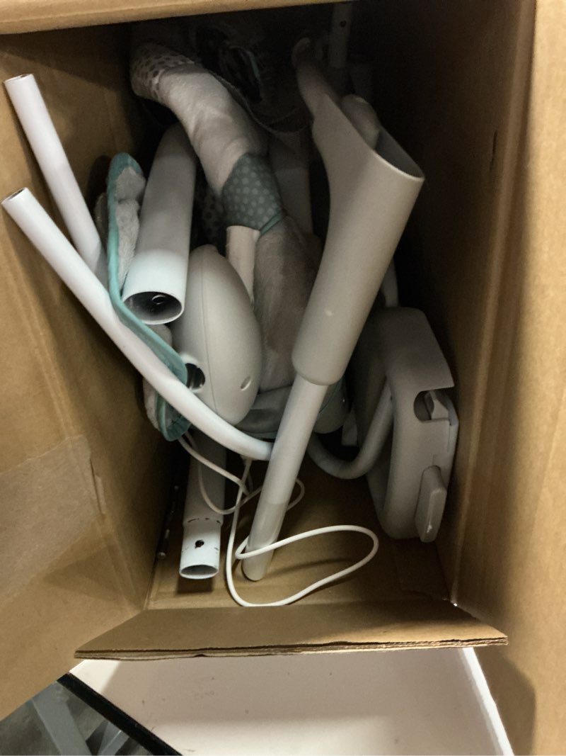 Condition photo showing As Is for Ingenuity Compact Lightweight Portable Baby Swing with Music, Nature Sounds and Battery-Saving Technology - Abernathy, 0-9 Months