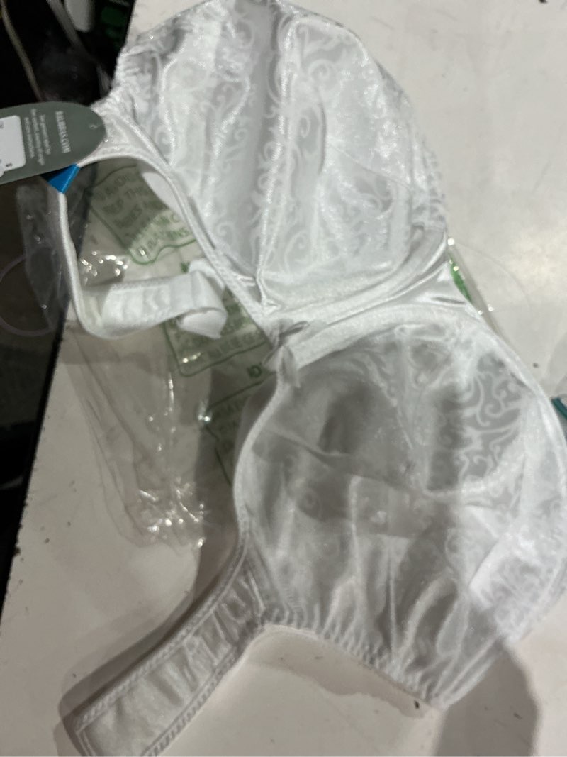 Condition photo showing Good Condition for bali women's minimizer bra, satin tracings underwire bra, bustline slimmer, full coverage bra 1 white 36ddd