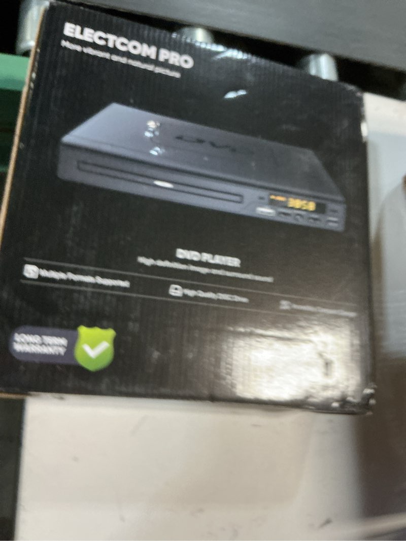 Condition photo showing New/Like New for dvd players for tv with hdmi, dvd players that play all regions, simple dvd player for elderly, cd player for home stereo system, included hdmi and rca cable standard edition