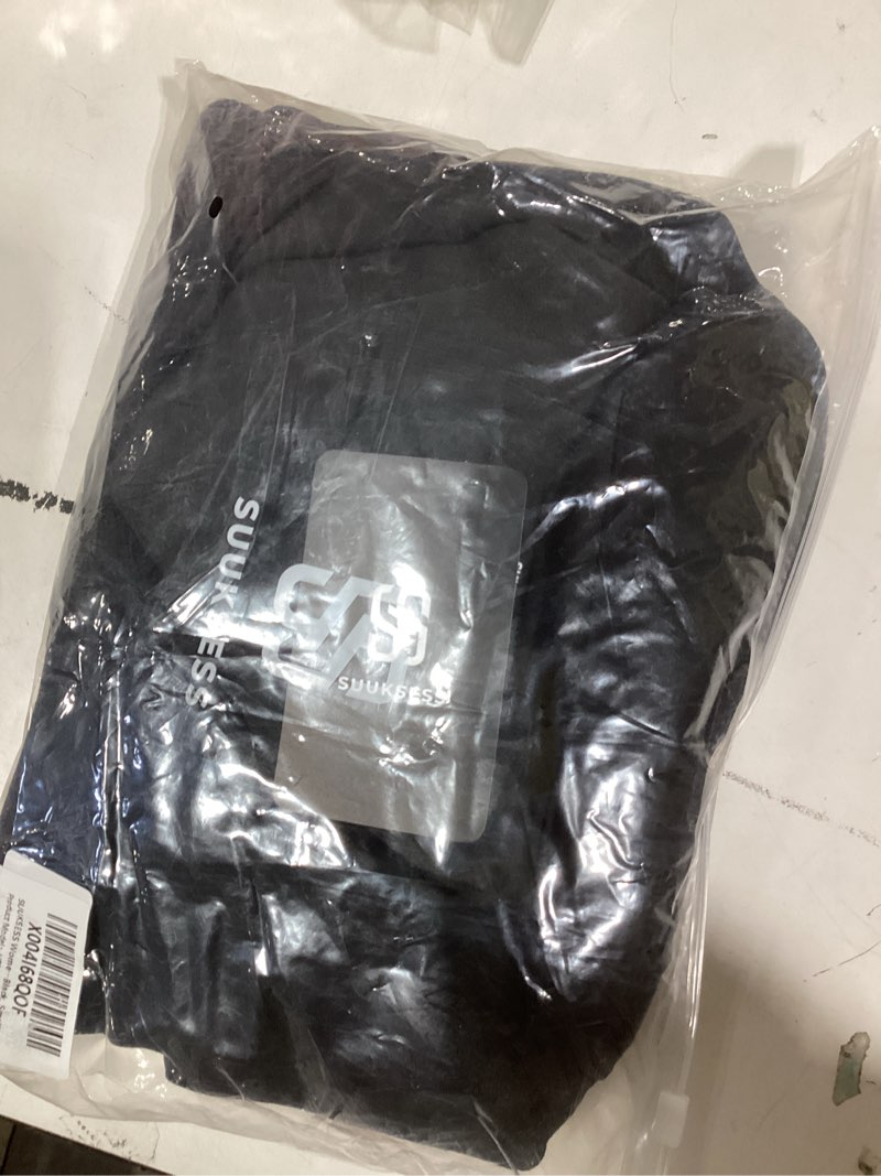 Condition photo showing Good Condition for SUUKSESS Women 2 Piece Modal Lounge Sets V Neck Tops Drawstring Shorts Outfits Small Black