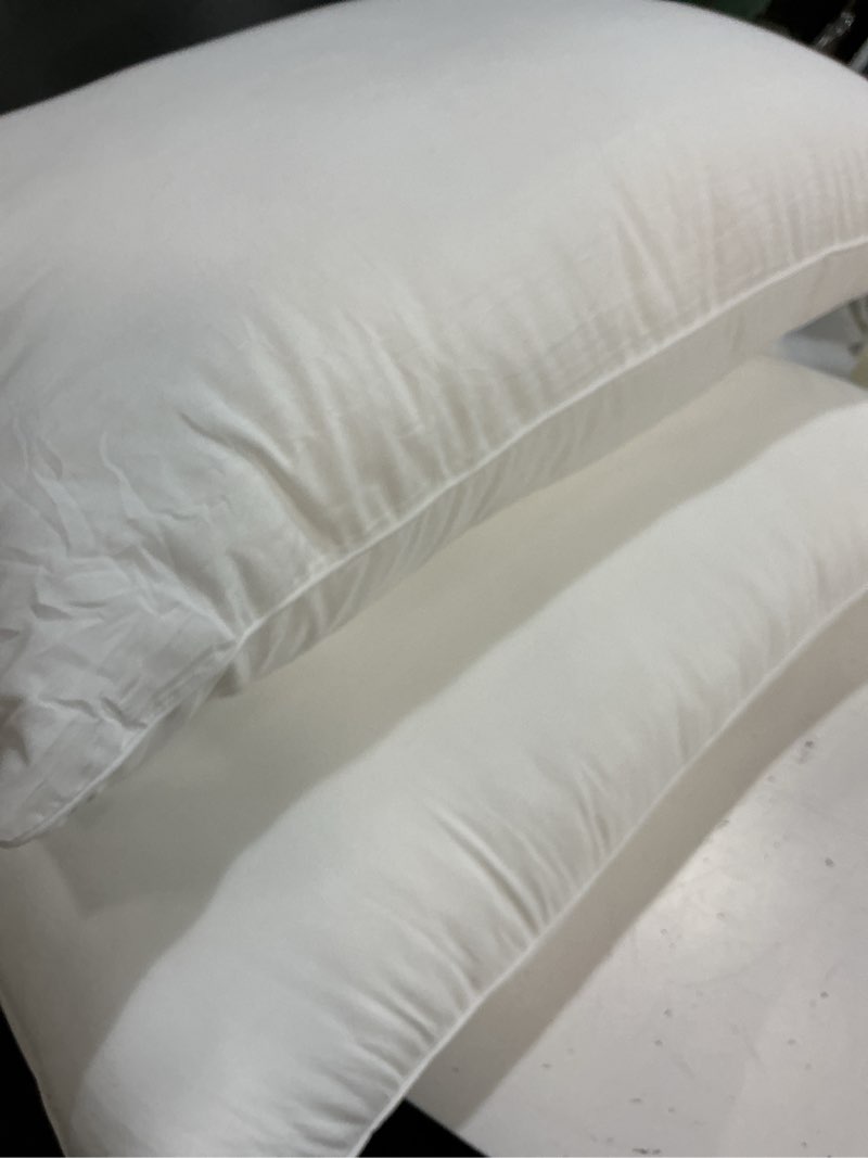 Condition photo showing Good Condition for acanva bed pillows 2 pack hotel collection luxury soft inserts for sleeping-breathable and comfortable for stomach back sleepers, queen (pack of 2), white 2 count white queen (pack of 2)