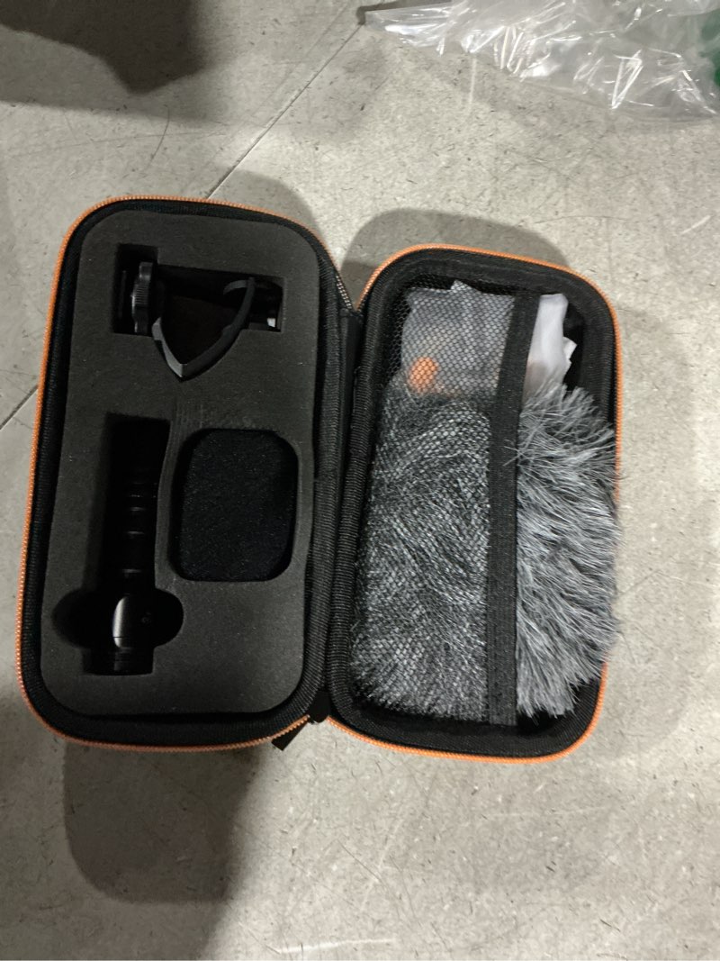 Condition photo showing Good Condition for camera microphone,comica cvm-vm10ii professional video microphone with shock mount, deadcat,compact shotgun mic compatible with iphone,dslr camera,android smartphones- perfect for tiktok youtube vlog black