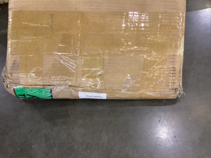 Condition photo showing As Is for Art3d 4-Pack Glue-On Fine Bar Wainscoting Panel for Interior Wall Decor - 104 x 12 Inch Polystyrene Ultralight Slim Slat Wall Panels for Living Room Bedroom, Teak Fine Bar Teak