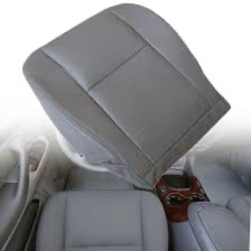 NLQR Front Driver and Passenger Side Bottom and Top Back Replacement Seat Covers Microfiber Leather 