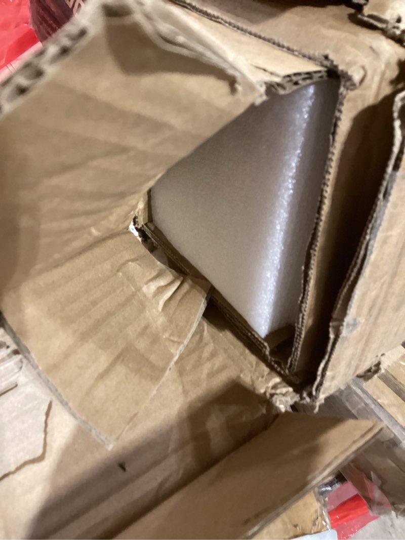 Condition photo showing New/Like New for VIVOHOME 120 Inch 1:1 Pull Down Projector Screen, HD 4K Retractable Movie Screen for Indoor Home Theater and Office, Manual Projection Screen with Auto Locking (84Wx84H Inch Display Area) 120" (1:1) Black