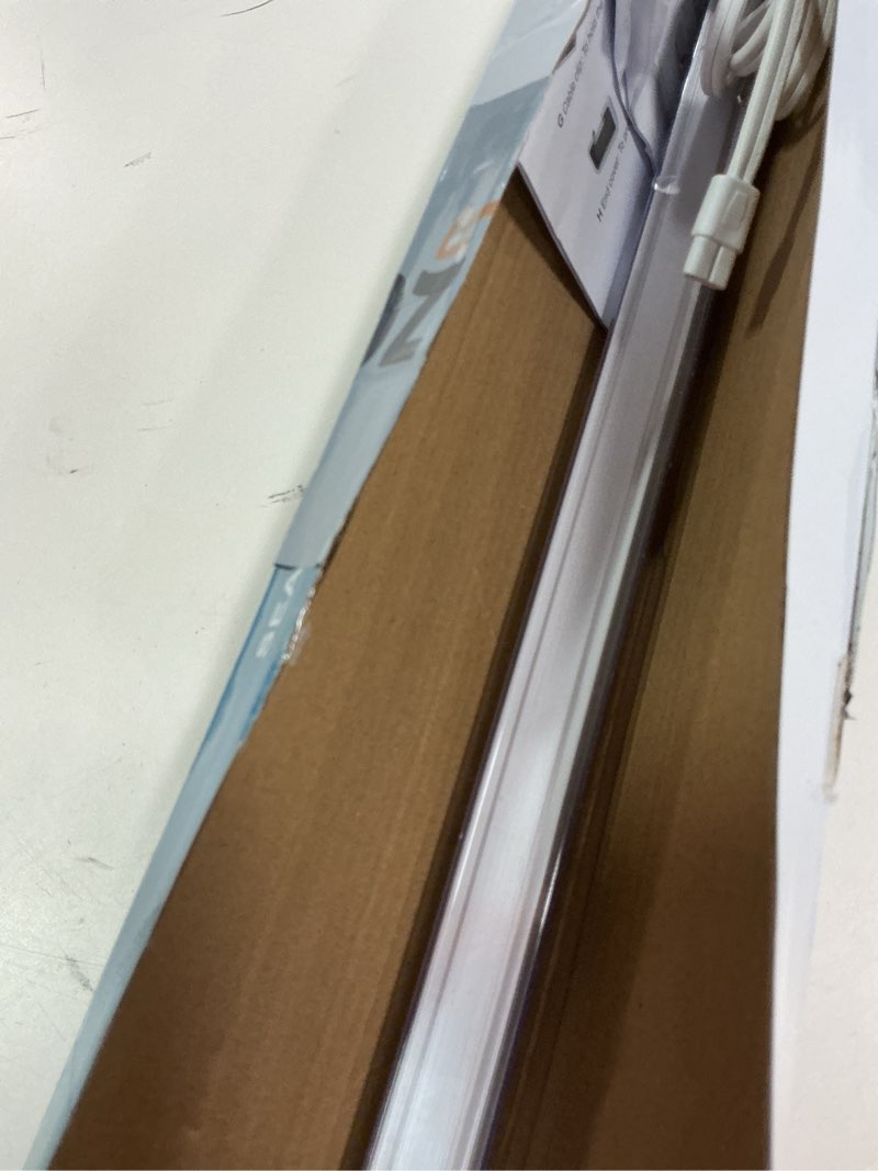 Condition photo showing Good Condition for Under Cabinet Lighting Plug in, 32 Inch 1 Pc, Linkable AC120V 3CCT 3000K/4000K/5000K Ultra Slim, LED Under Cabinet Lights for Counter Light, Kitchen, Shelf, Sink, Workshop, Desk, White White,1 Pack 32 Inch