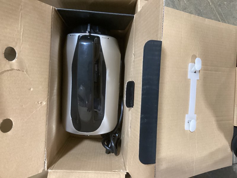 Condition photo showing As Is for incomplete  Omega Juicer NC1000HDS Juice Extractor and Nutrition System Slow Masticating BPA-FREE with Quiet Motor and Reverse Easy to Clean, 200-Watt, Silver