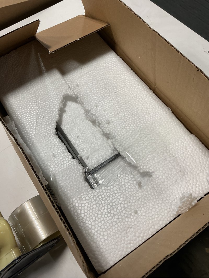 Condition photo showing New/Like New for Ceramic Elevated Dog Bowl Set - Double Dog Food and Water Bowls with Metal Stand - Raised Pet Dishes for Puppies and Cats - 1 Cup - 13.5 fl oz - Beige S Beige