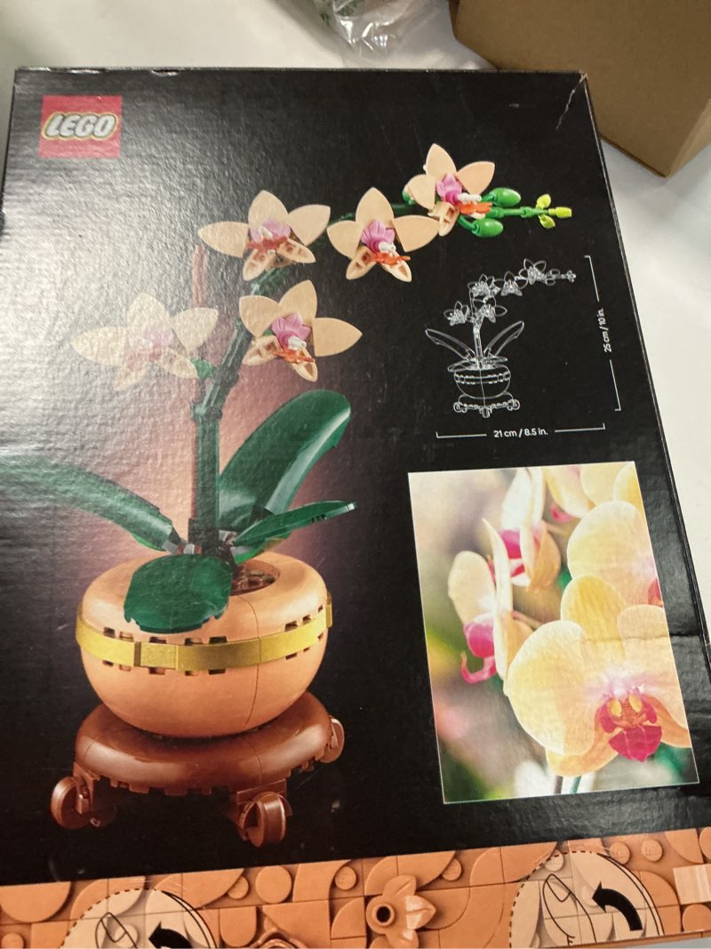 Condition photo showing New/Like New for LEGO Botanicals Mini Orchid Building Set - Artificial, Fake Orchid for Home Decor, Adults Ages 18+ - Gift for Birthdays - Indoor Plant Decorations for Table, Desk, Office - 10343