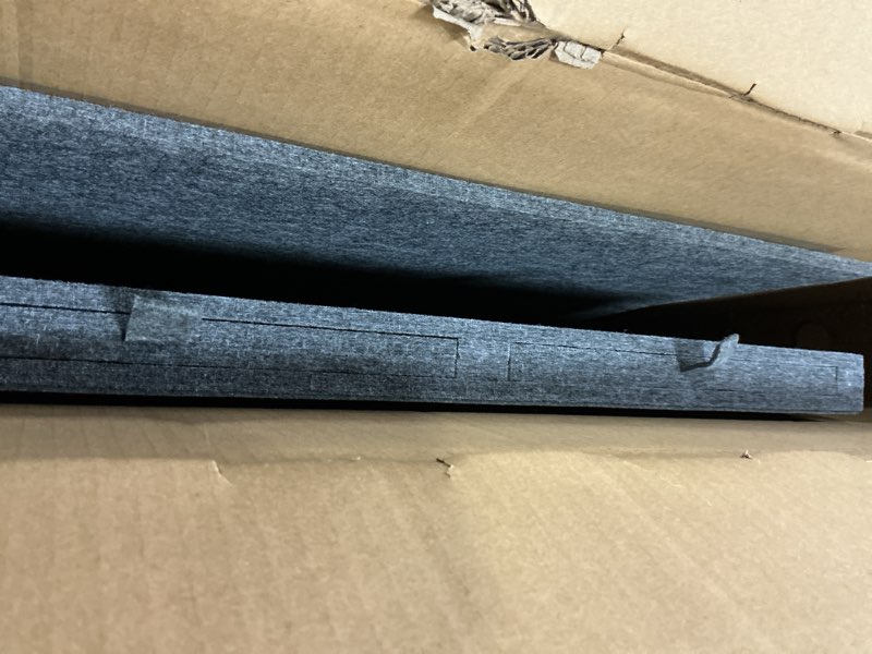 Condition photo showing Good Condition for Lavievert Tilting Puzzle Board with 2-in-1 Designed Stand & Cover, Super Lightweight Felt Plateau Storage with 6 Drawers for Adults, Portable Jigsaw Puzzle Table for Up to 1000 Pieces – Gray