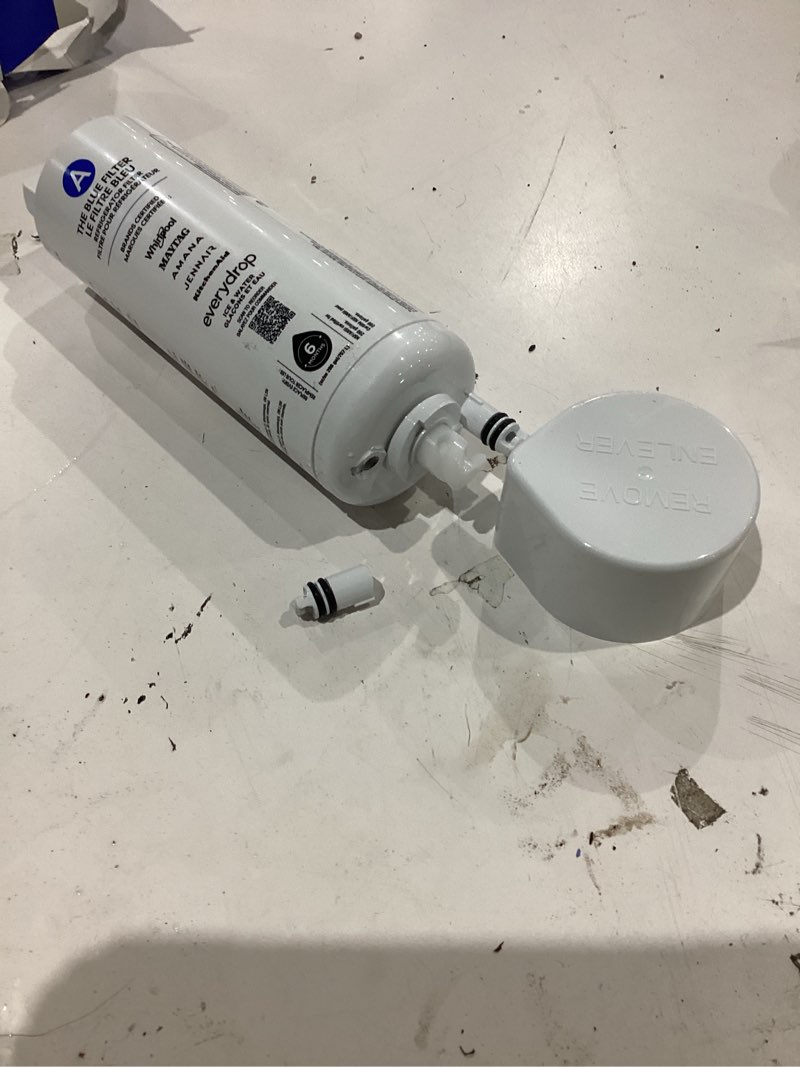 Condition photo showing As Is for everydrop refrigerator water filter for whirlpool