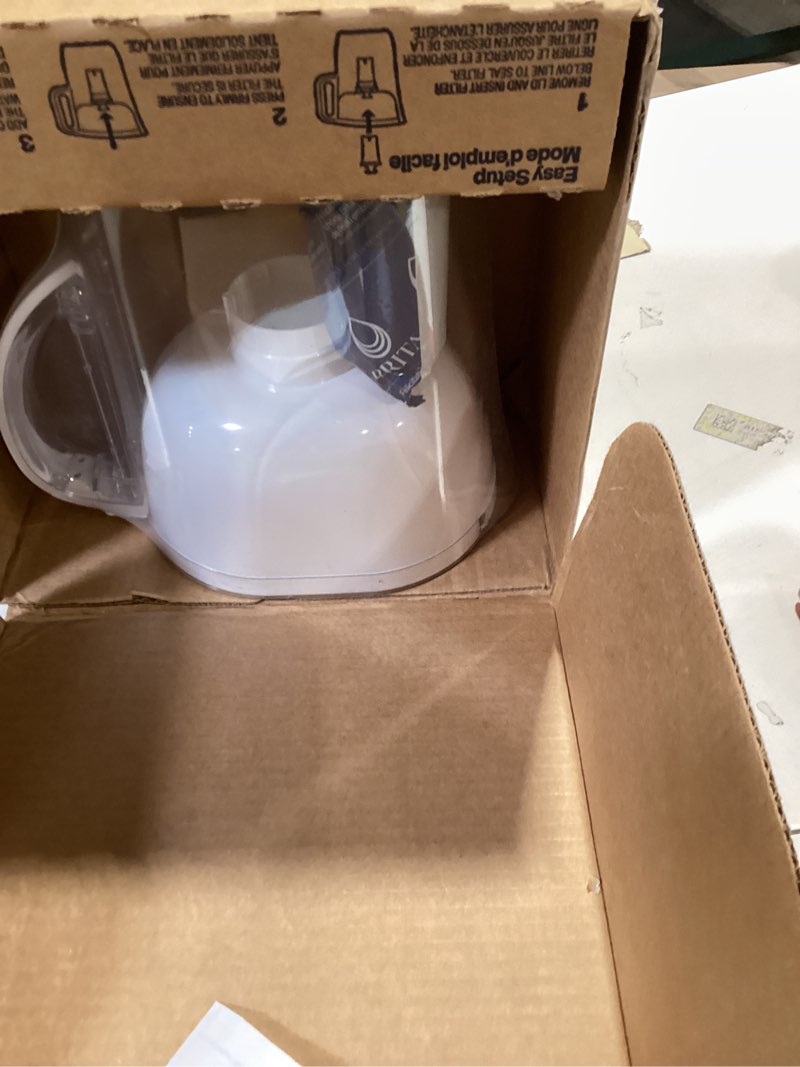 Brita Water Pitcher, Everyday Elite Filter, Removes 99% of Lead, Includes 1 Filter, 10-Cup Capacity,