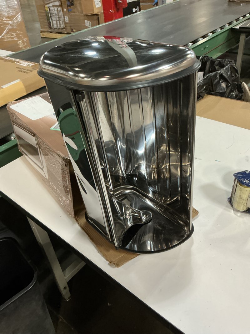 Condition photo showing Good Condition for HOME IT Stainless Steel Bread Box for kitchen, bread bin, bread storage Bread holder 16.5x10x8