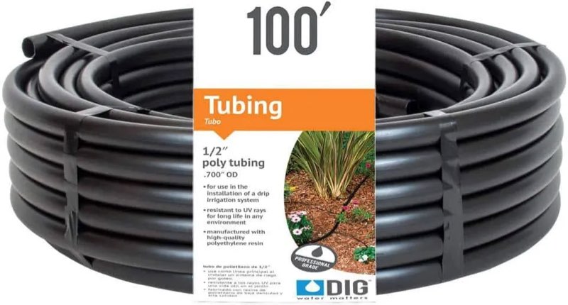 1/2 in. (0.700 O.D.) x 100 ft. Poly Drip Tubing