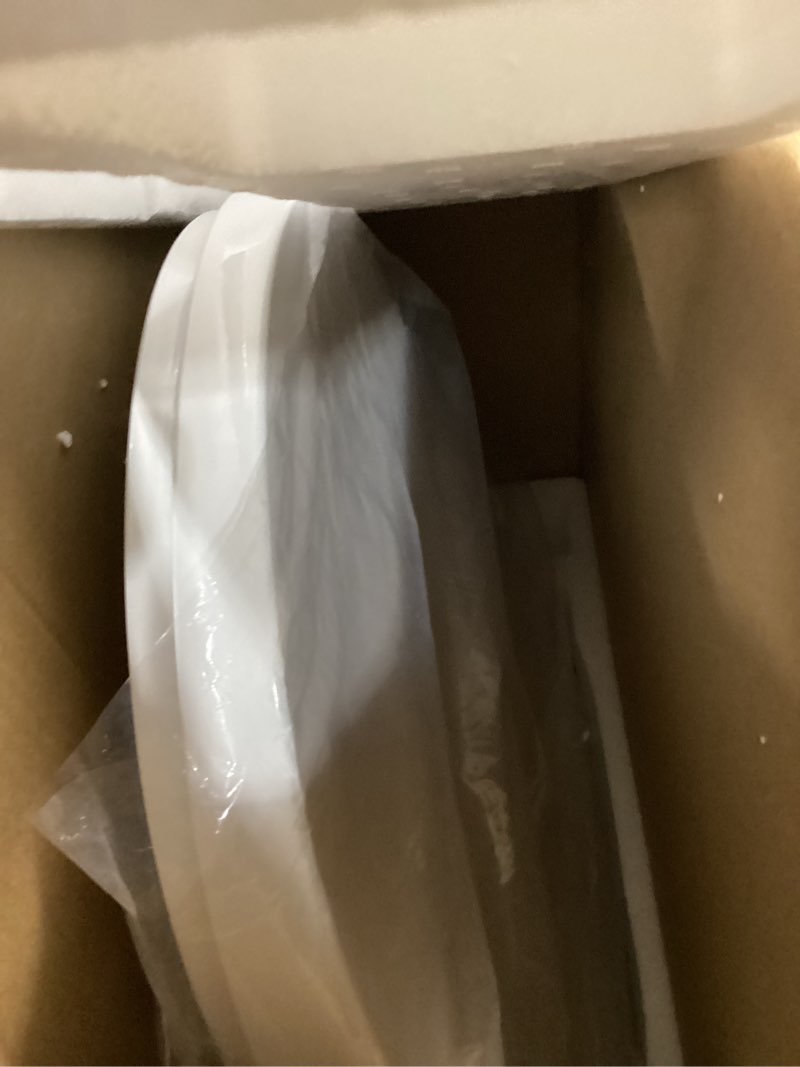 Condition photo showing New/Like New for bidet toilet seat, electric smart heated seat with slow closes, warm water, dryer, vortex wash, rear and front wash, night light, white, 208 (elongated) oval