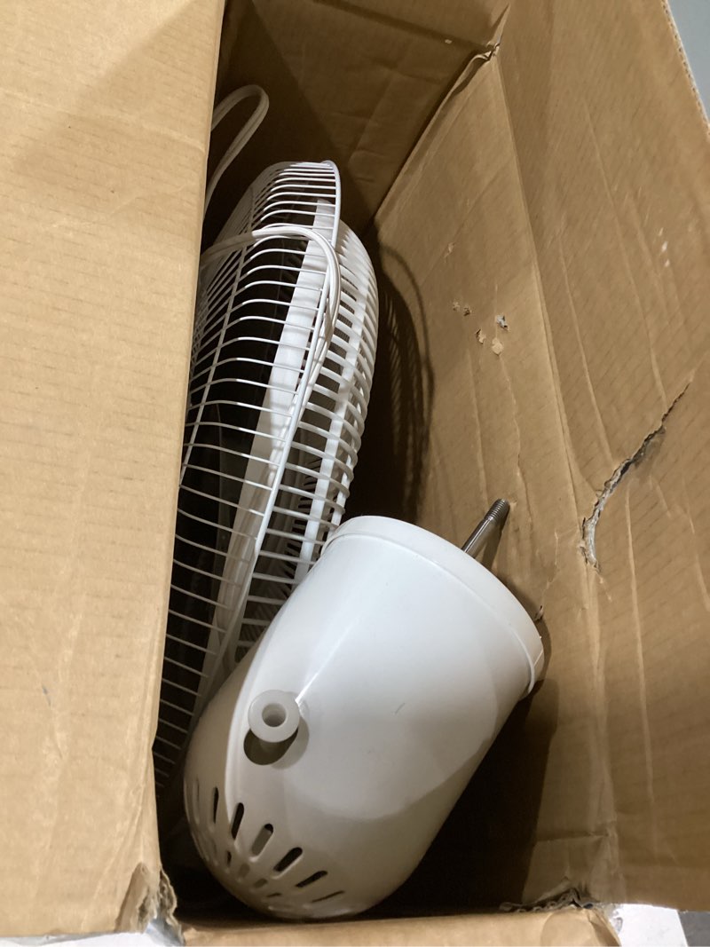 Condition photo showing Good Condition for EZ-Chill 16” Oscillating Pedestal Fan, 3-speed Options, 90-Degree Oscillating Head, Adjustable Height and Tilt, Powerful Air Flow, White, MTSP15-16AZ