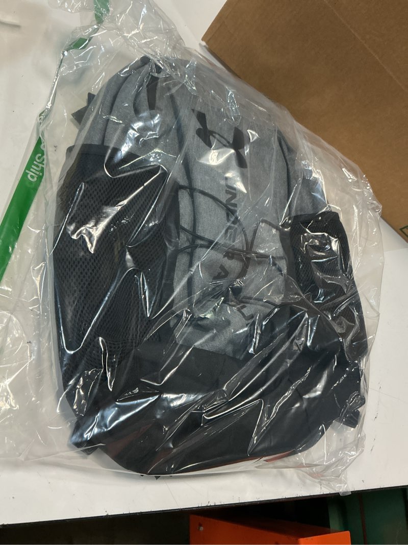 Condition photo showing Good Condition for under armour unisex hustle sport 6.0 backpack, (025) castlerock/black/black, one size fits most one size fits most (025) castlerock / black / black