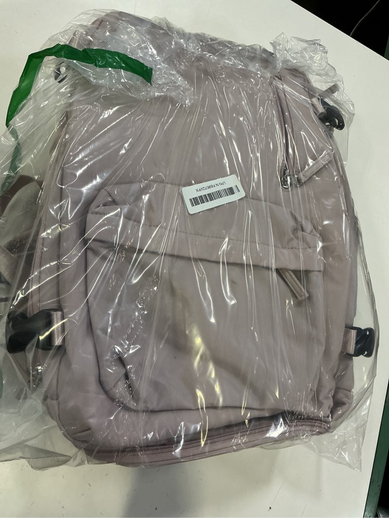 Condition photo showing Good Condition for vacuum seal backpack for travel with air pump compression daypack personal item carry on flight approved vacpack laptop space saver bags storage with vacuum system travel bag women men lotuspink a21-dustypink large