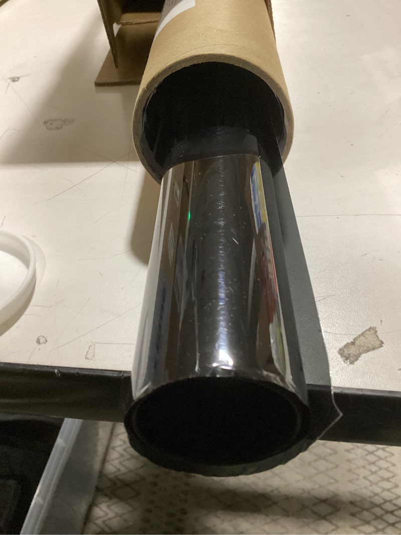 Condition photo showing Good Condition for RockRose 15% Nano Ceramic Car Window Tint 20 in x 10FT 2PLY Privacy Film Heat Block, 99% UVR, and 85% IRR Block for Auto or Home Strong Adhesive, Easy Shrink, Plotter Friendly - Charcoal 20 IN x 10FT 15 Percent