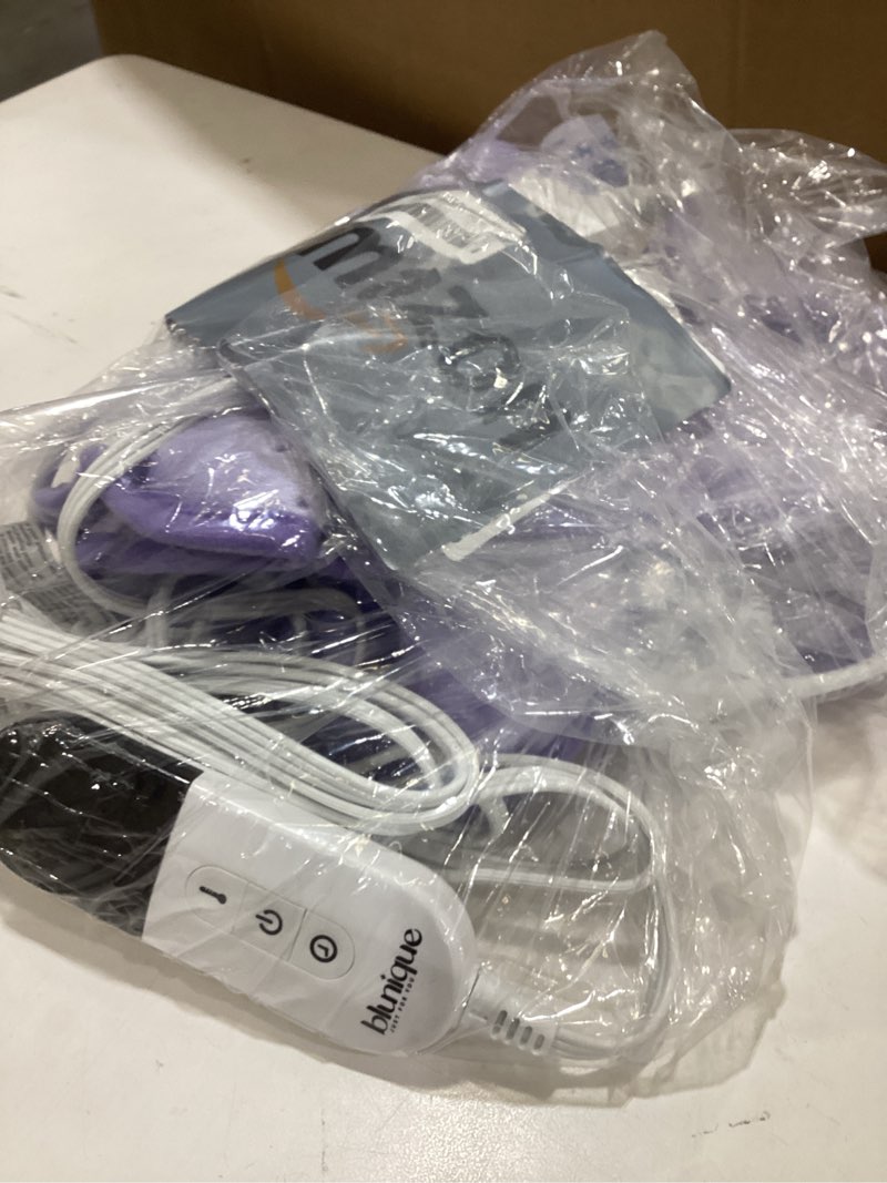 Condition photo showing As Is for heating pad for period cramps, upgraded wrap heating pad for back pain relief, large 12''x 24''heat pad +26" belt adjustable 4 timer 6 heat level auto shut off, christmas birthday gifts for women mom light purple