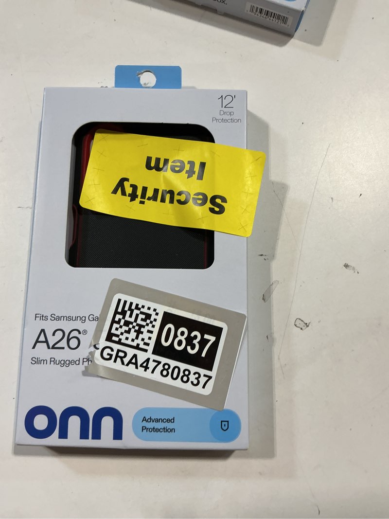 Condition photo showing Good Condition for onn slim rugged phone case for samsung galaxy a26 5g - red/black