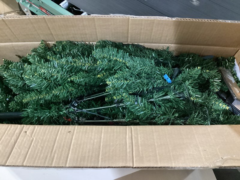 Condition photo showing Good Condition for 6ft smart christmas tree with 270 leds, 16m color changing, app & remotecontrol, group control, music sync, timer, prelit rgb artificial christmas tree with metal base