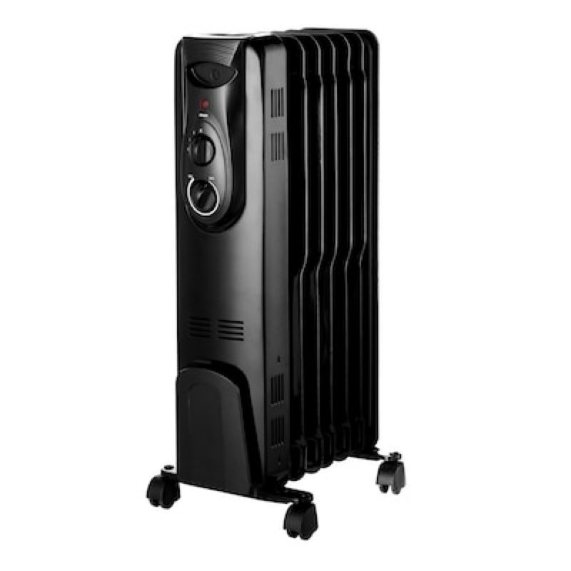 utilitech 1500 -watt convection flat panel indoor electric space heater with thermostat